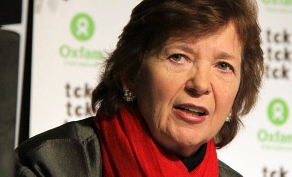 Mary Robinson, Oxfam Ambassador. Photo: Oxfam