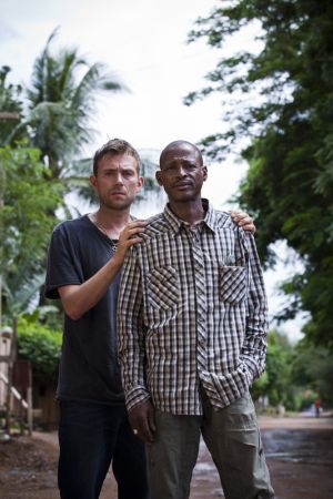 Damon Albarn and Afel Bocoum in Bamako. Photo: Simon Rawles/Oxfam