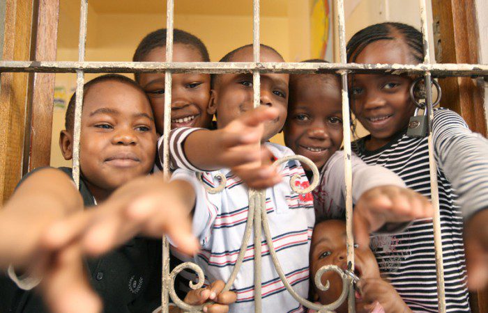 Some of the children at Teresa's creche. Photo: matthew Willman/OxfamAUS