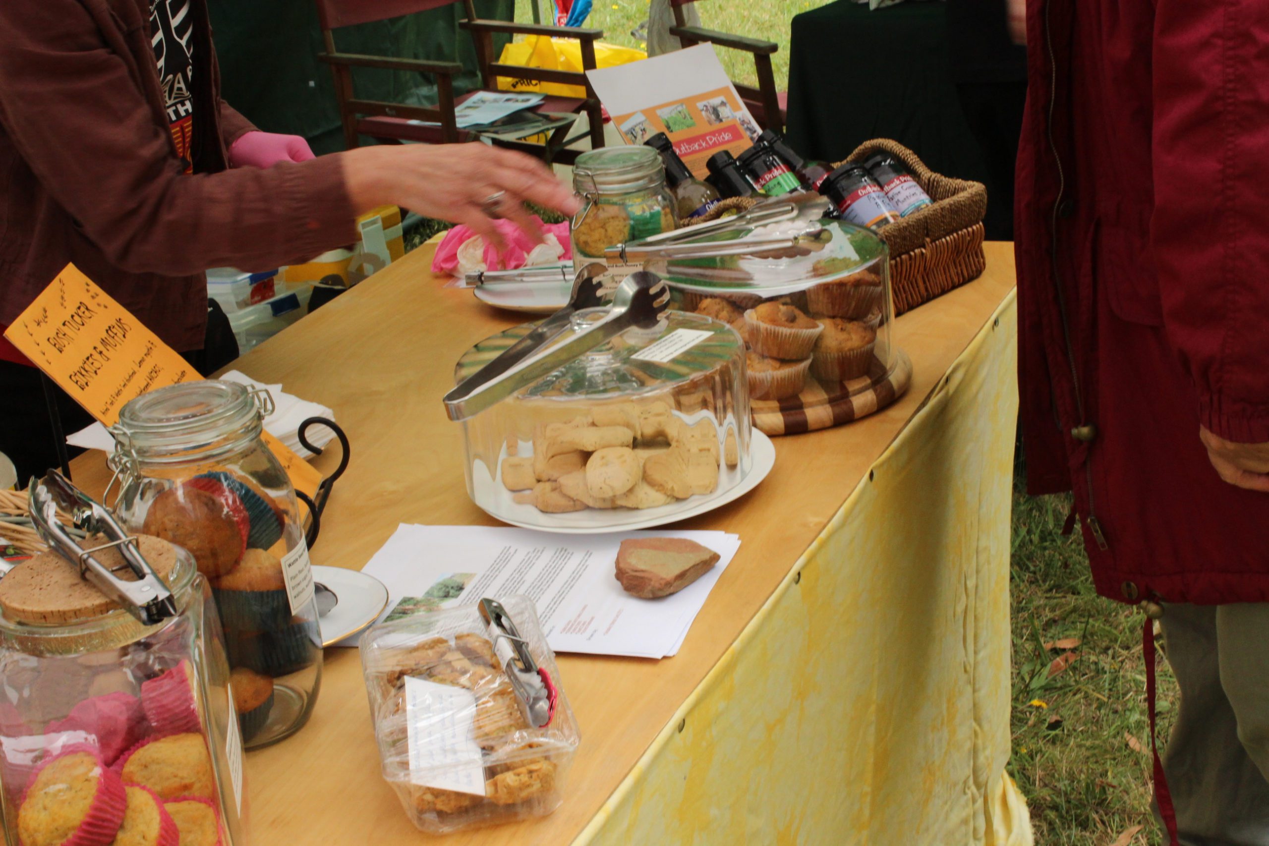 survival day cake stall
