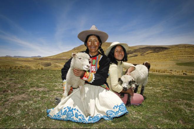 Virginia Ñuñonca, 54, lives in the highlands of Peru. Photo: Percy Ramírez/Oxfam